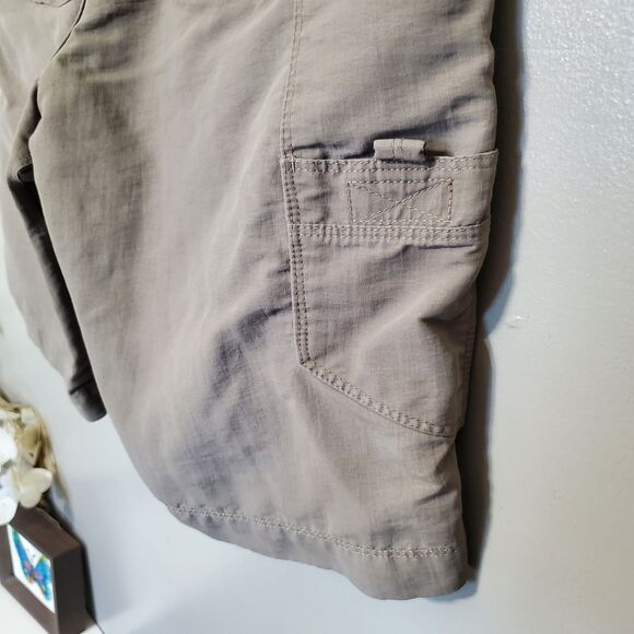 The North Face Axez Shorts Men’s Size 30 Zip Fly Multipocket Hiking Taupe Brown - Picture 9 of 12